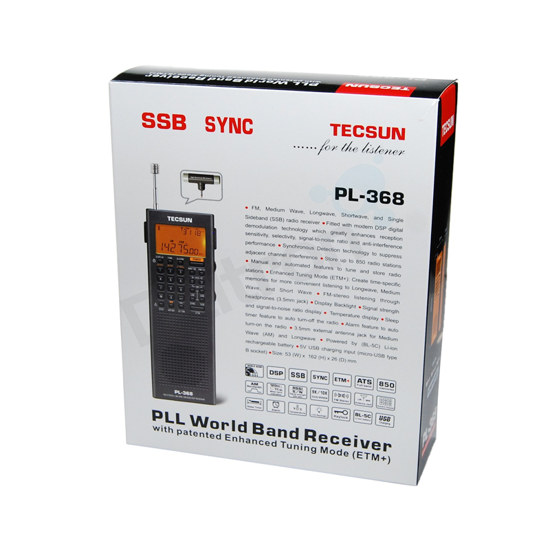 Tecsun-PL368-Black-Box